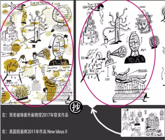 西安美院一副教授涉嫌抄襲英國插畫師作品 現(xiàn)已停職調查